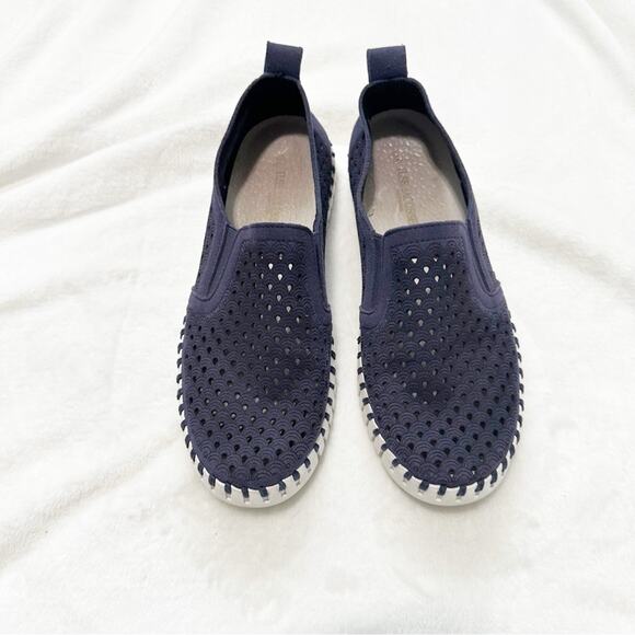 Ilse Jacobsen Tulip flats Blue White Sneakers slip in size 36 comfort main image 6